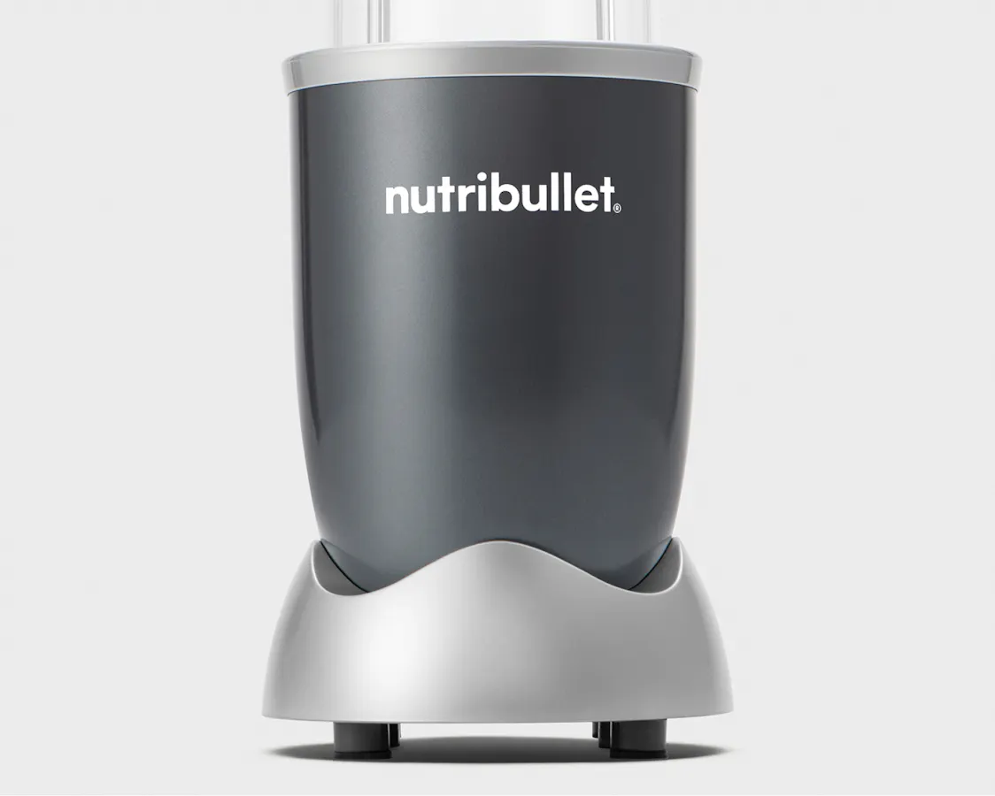 nutribullet original with 600 watt motor base on grey background.