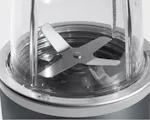Product preview 6 of 7. Thumbnail nutribullet extractor blade closeup on grey background.
